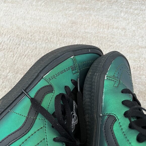 Vans x Harry Potter Sk8-Hi Dark Arts Morsmordre Sneakers Shoes 6.5 Green Black - Picture 7 of 11